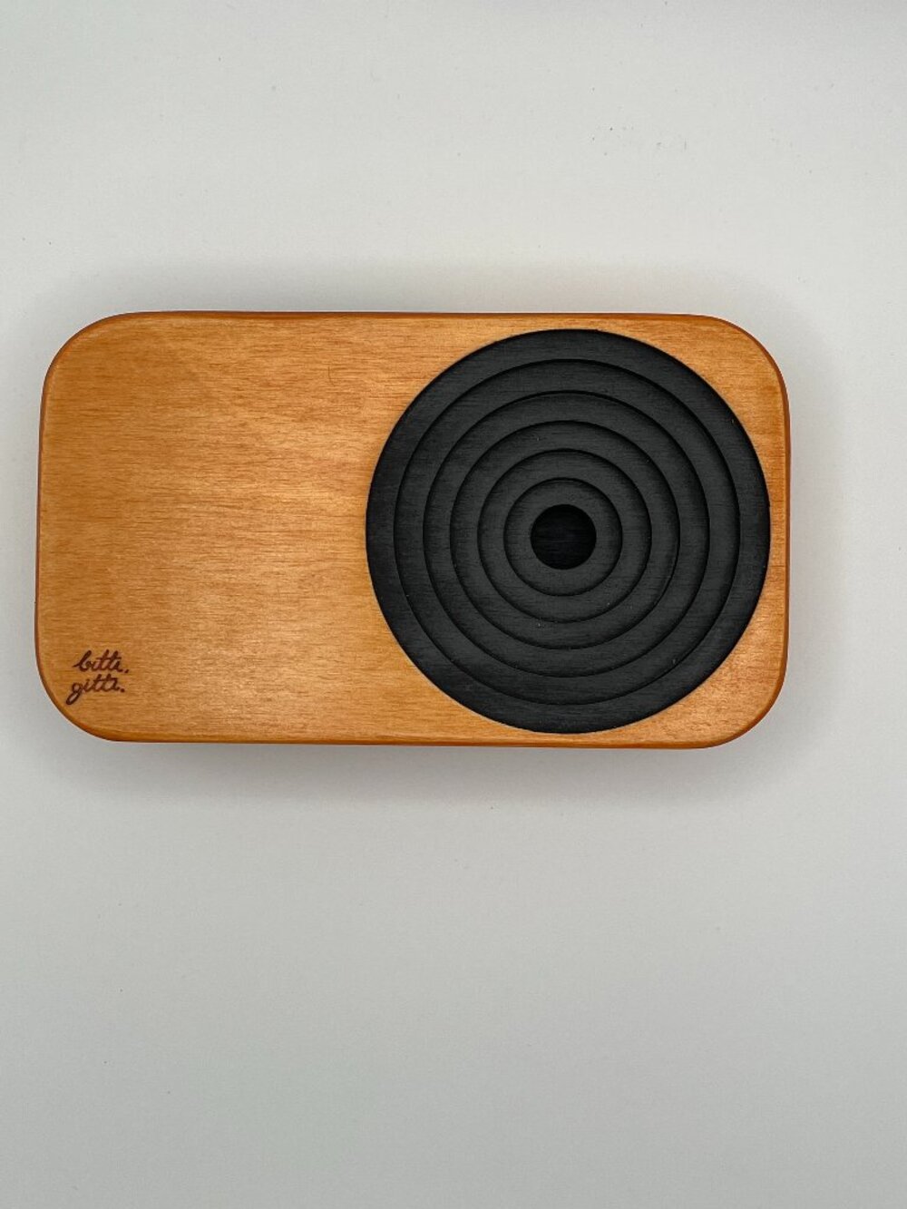 Bitti Gitti Wood Sound System Acoustic Passive Speaker Phone Amplifier Desk Dock